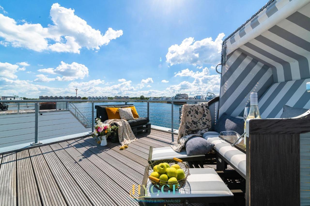 ホテル Schwimmendes Haus Hygge オルペニッツ エクステリア 写真