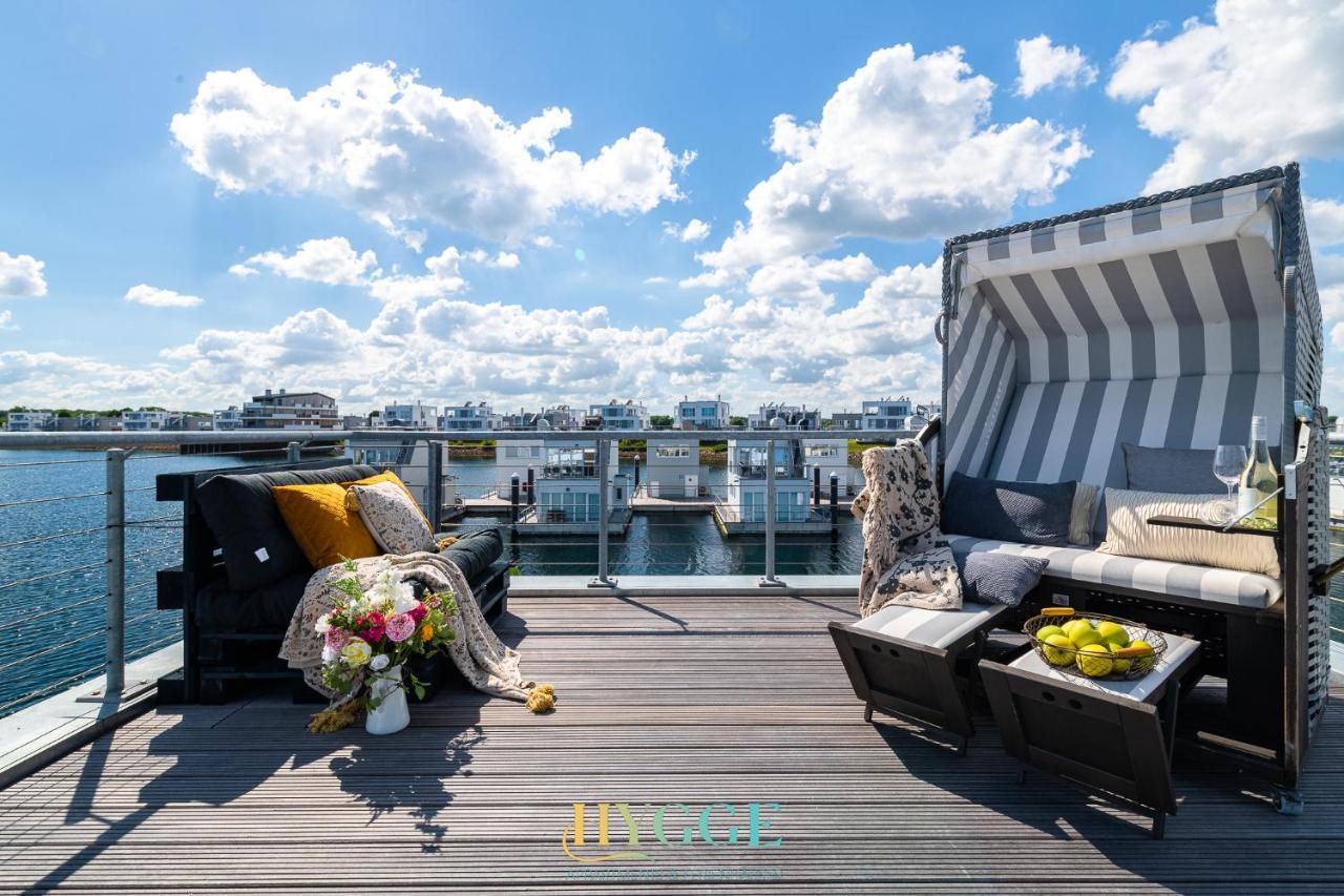 ホテル Schwimmendes Haus Hygge オルペニッツ エクステリア 写真